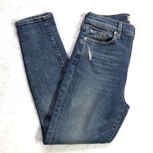 7 For All Mankind High Waist Skinny Jeans